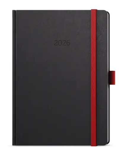 Diář týdenní - Oskar - Nora - A5 - červená