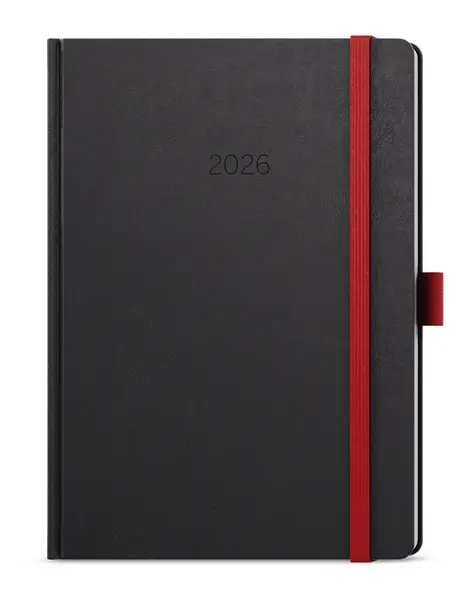 Diář týdenní - Oskar - Nora - A5 - červená