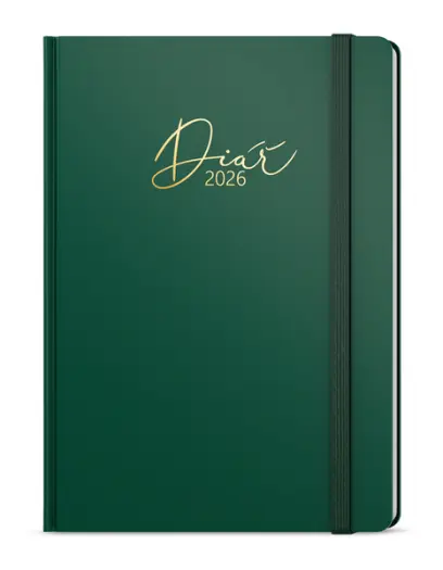 Diář denní - David - Luxi - A5 - zelená