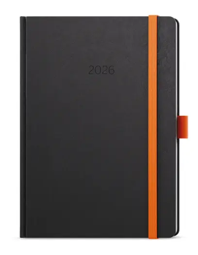 Diář denní - David - Nora - A5 - oranžová