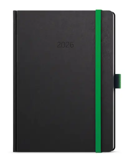 Diář denní - David - Nora - A5 - zelená