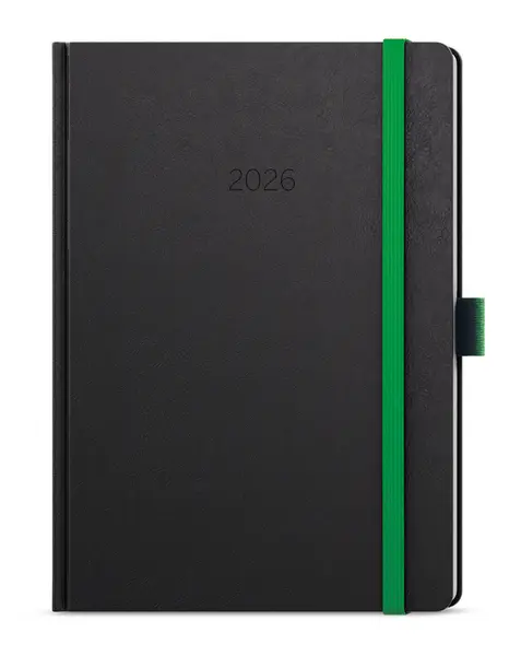 Diář denní - David - Nora - A5 - zelená