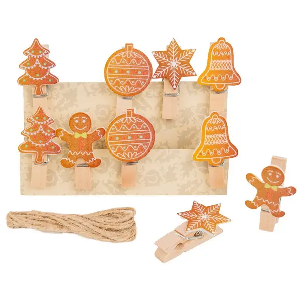 Kolíčky dekorační Winter 14 Vánoce