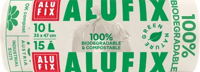 Odpadkové pytle Green Nature 10 l, 35 x 47 cm, 9 mic., 15 ks v bal.