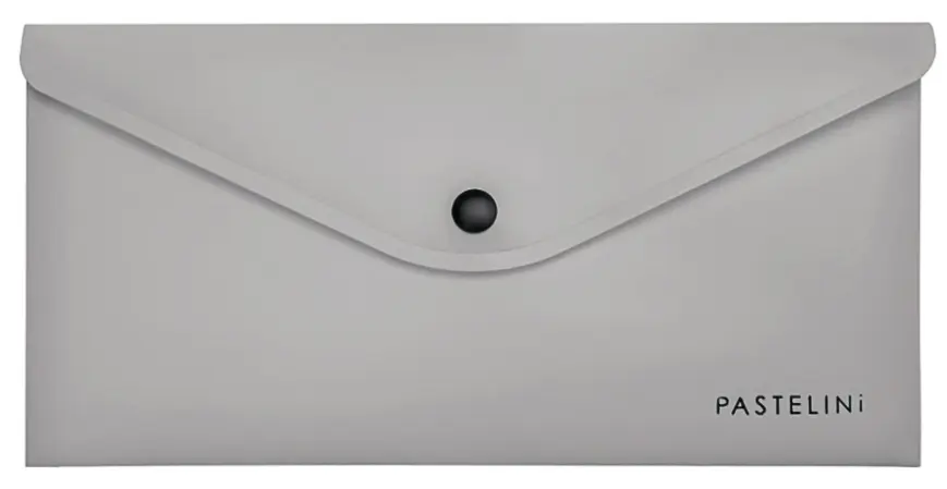 Obálka s drukem PASTELINI DL šedá