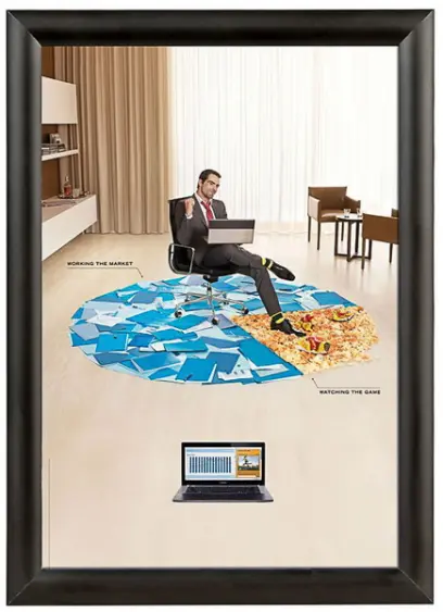 Kliprám černý s ostrými rohy A3