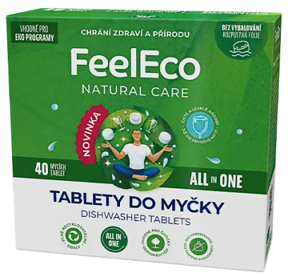 FeelEco tablety do myčky AiO (40ks/kra)