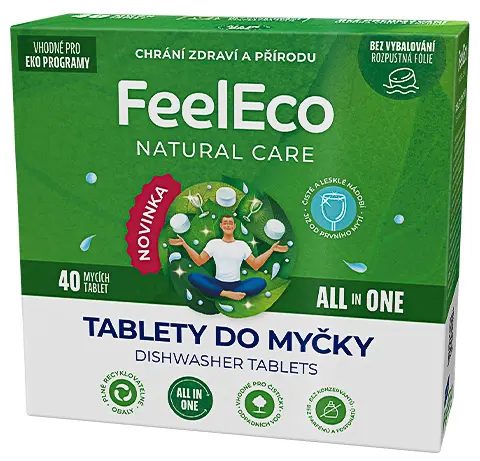 FeelEco tablety do myčky AiO (40ks/kra)