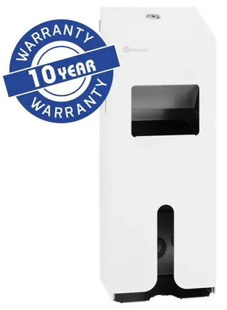 Zásobník na hygienické vložky a tampony Merida STELLA nerez mat bílý