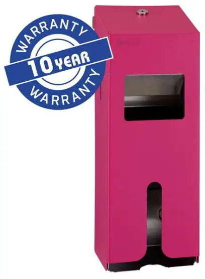 Zásobník na hygienické vložky a tampony Merida STELLA Economy nerez mat fuchsiový