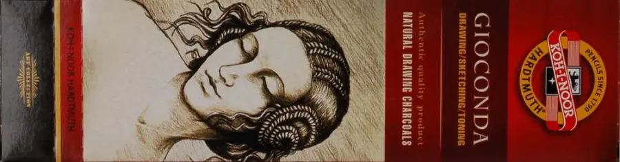 Uhly 8622 kreslící přírodní 6-7 mm 6 ks