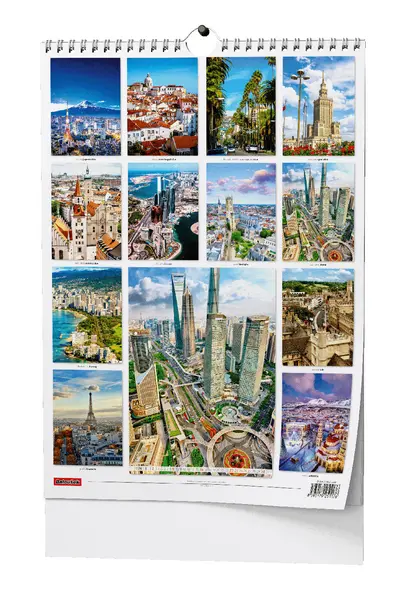 Kalendář nástěnný Metropole - A3