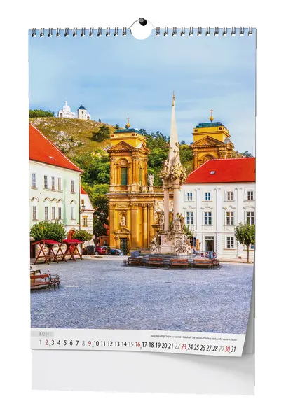 Kalendář nástěnný Česká republika - A3