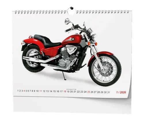 Kalendář nástěnný Motorbike - A3