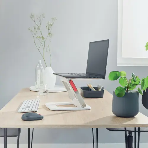Stojan pod notebook Leitz Ergo bílý