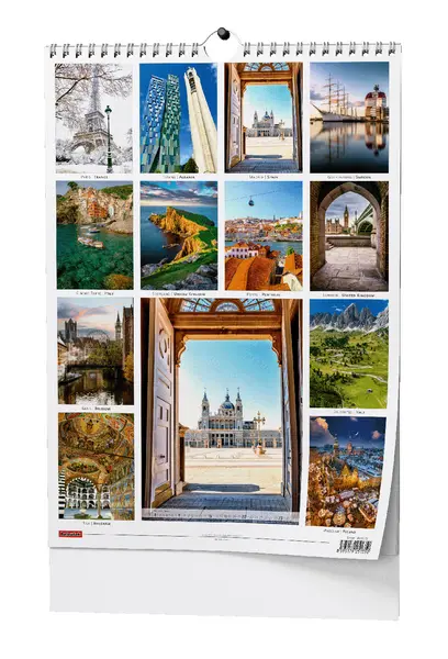 Kalendář nástěnný Europe - A3