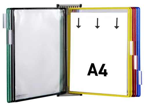 Držák nástěnný Tarifold komplet s 10 kapsami