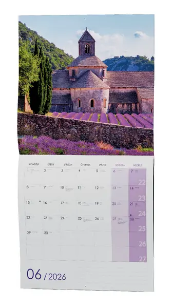 Kalendář nástěnný poznámkový Provence