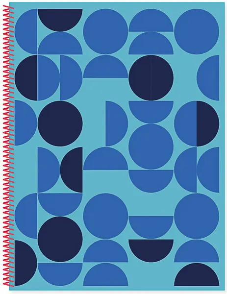 Blok spirálový A4 linka 50 listů College bezdřevý