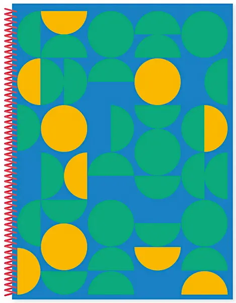 Blok spirálový A5 linka 50 listů College bezdřevý