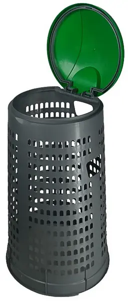 Koš na odpadkové pytle Ekolina zelený