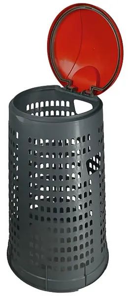 Koš na odpadkové pytle Ekolina červený