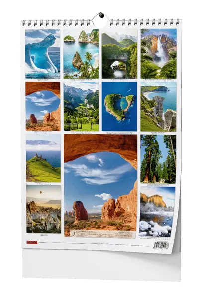 Kalendář nástěnný Beautiful world - A3
