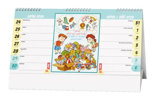 Kalendář stolní Kreativní kalendář pro děti