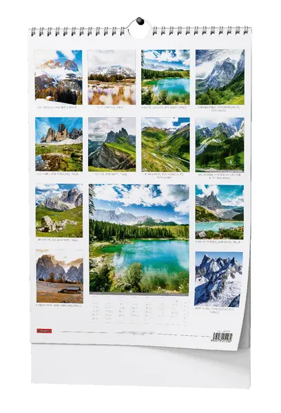 Kalendář nástěnný Alpy - A3