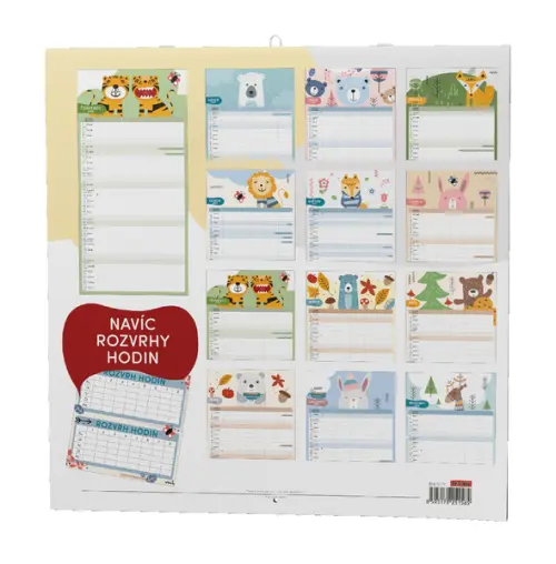 Kalendář nástěnný Rodinný plánovací