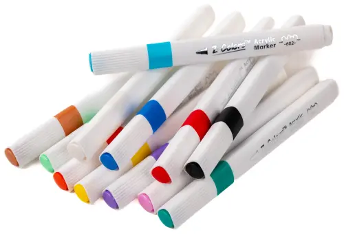 Popisovač akrylový Flower 12 barev