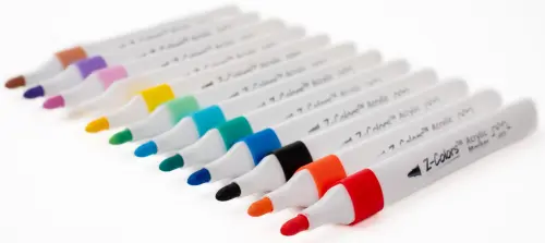 Popisovač akrylový Flower 12 barev