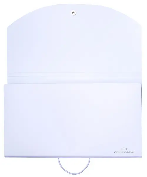 Organizer na dokumenty Concorde s gumou DL 13 kapes bílý