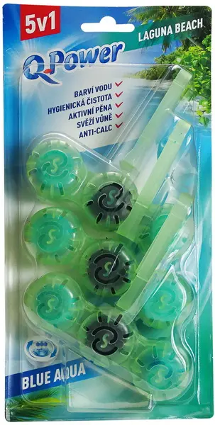 WC blok Q Power Blue Laguna 3ks