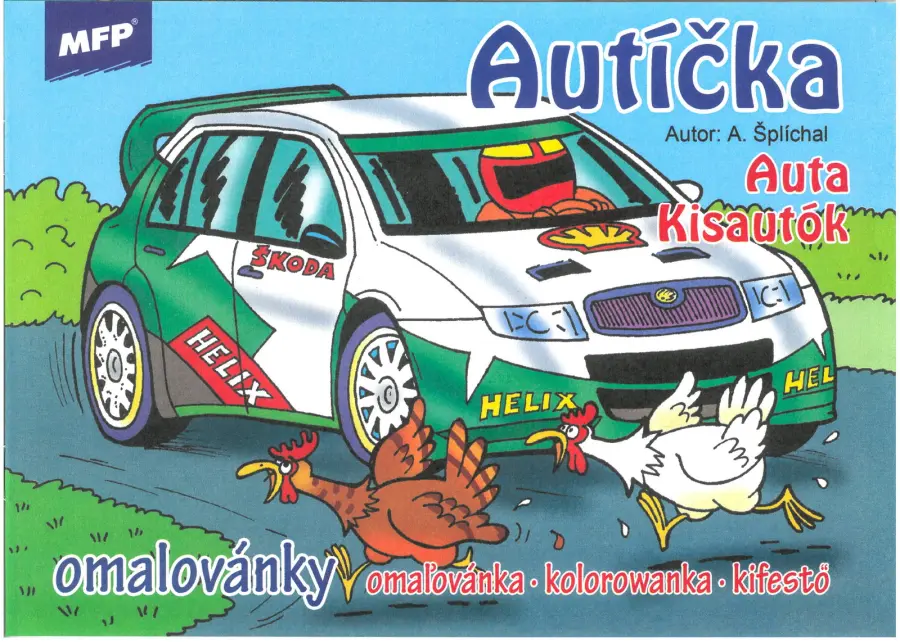 Omalovánka A5 Autíčka MFP