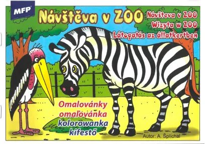 Omalovánky A5 Navštivte ZOO MFP