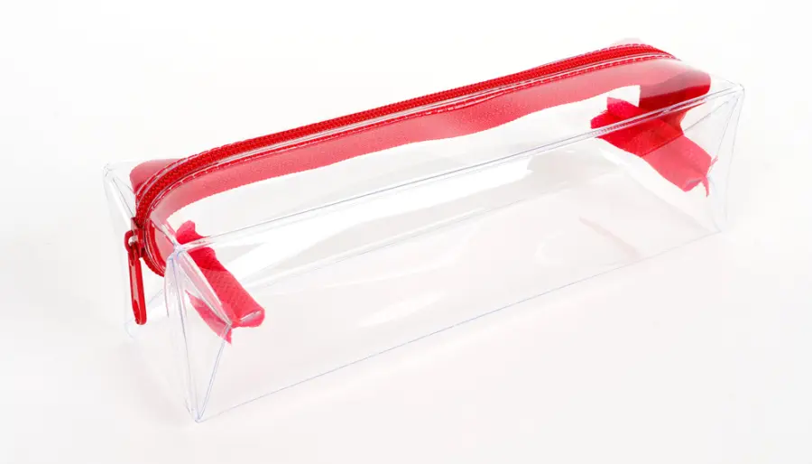 Penál etue Clear 3 červený