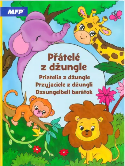 Omalovánka A4 Přátelé z džungle MFP