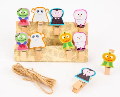 Kolíčky dekorační Shapes 03 strašidla