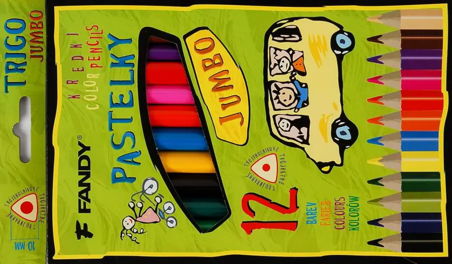 Pastelky 12 Trigo jumbo
