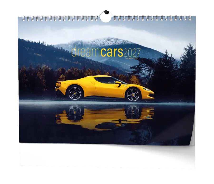 Kalendář nástěnný Dream Cars - A3
