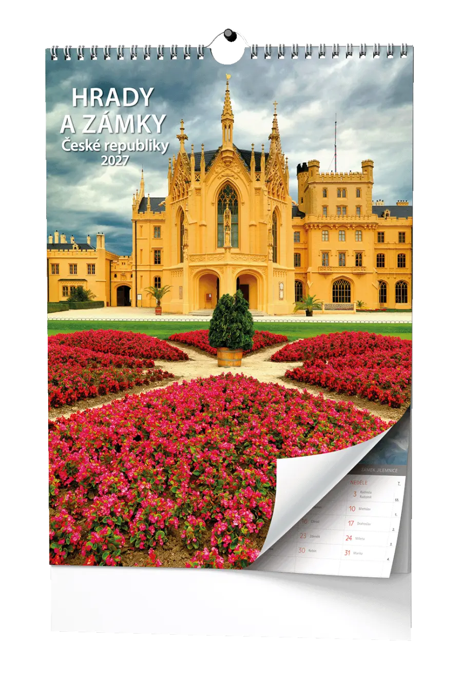 Kalendář nástěnný Hrady a zámky České republiky