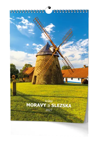 Kalendář nástěnný Krásy Moravy a Slezska - A3
