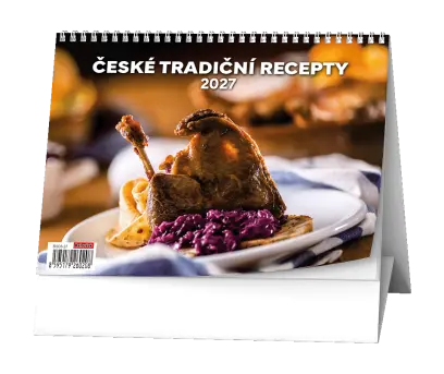 Kalendář stolní České tradiční recepty