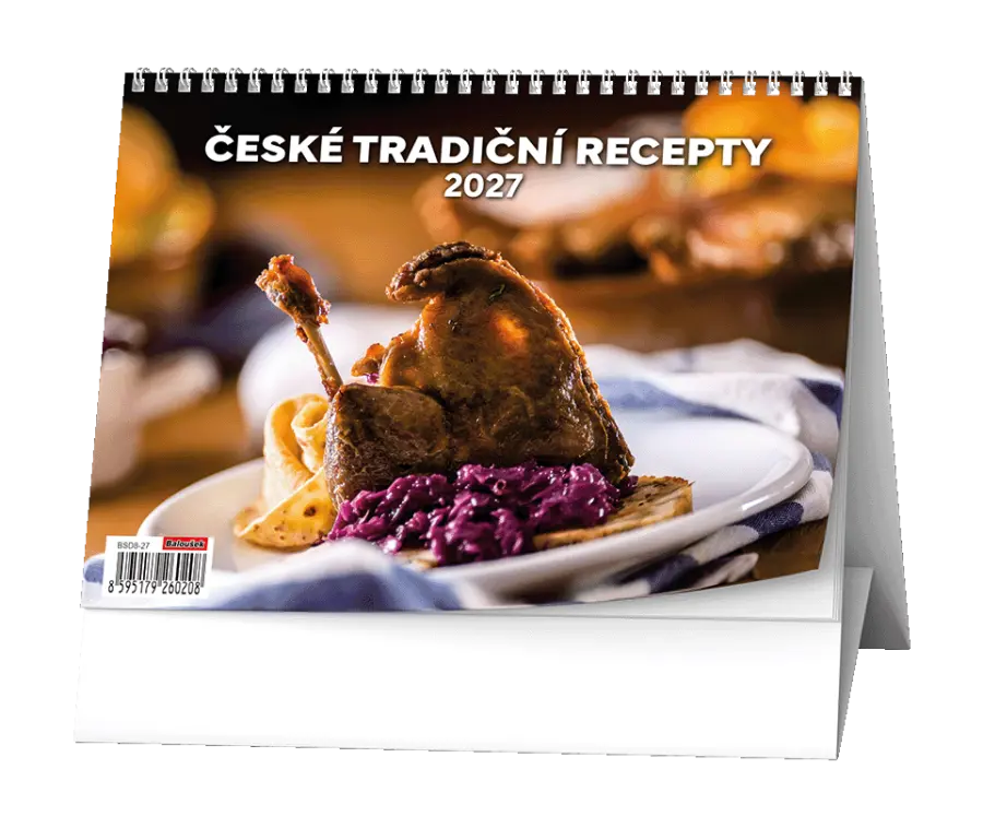 Kalendář stolní České tradiční recepty