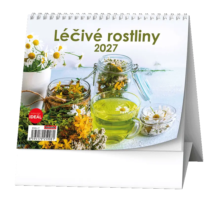 Kalendář stolní IDEÁL - Léčivé rostliny