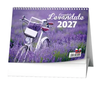 Kalendář stolní Levandule