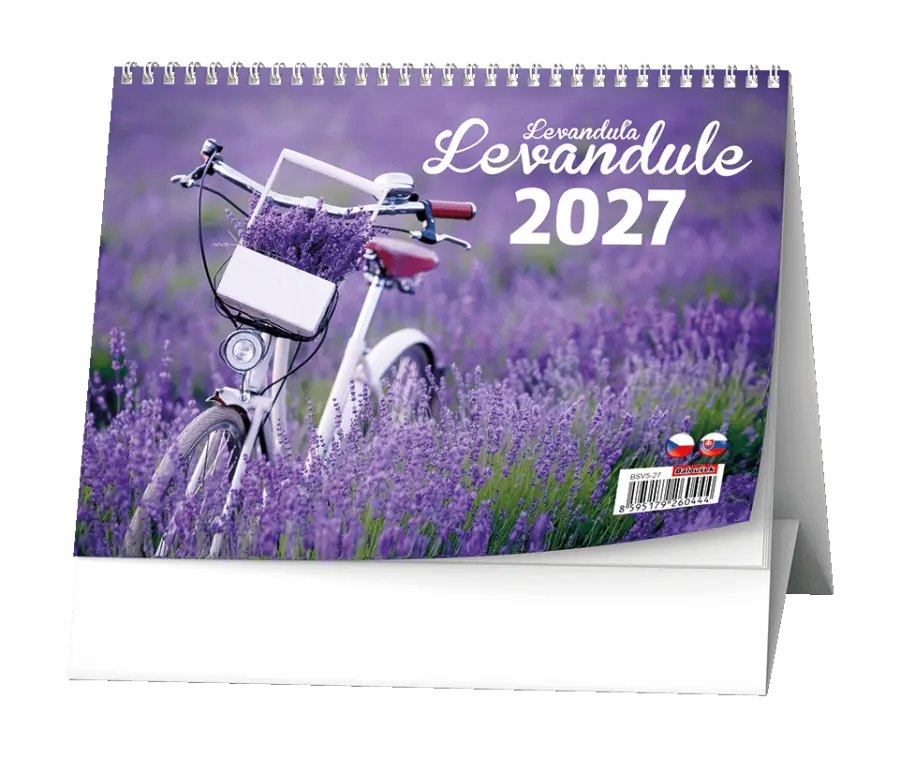 Kalendář stolní Levandule