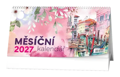 Kalendář stolní měsíční (měsíční kalendárium)