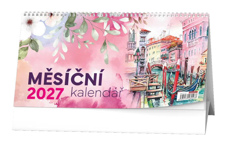 Kalendář stolní měsíční (měsíční kalendárium)